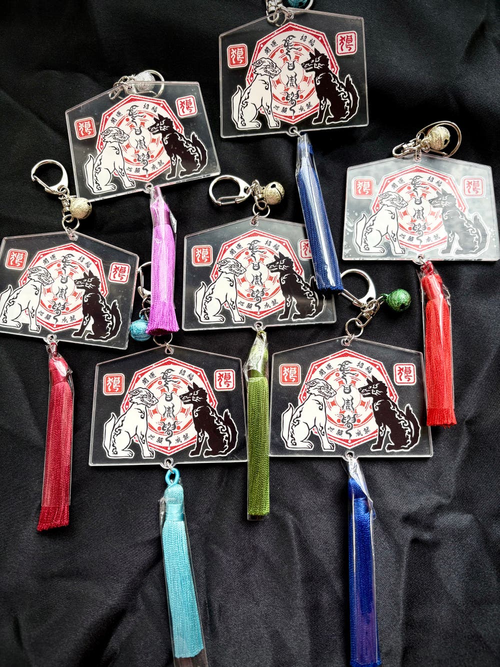 「大口真神」絵馬型アクリルキーホルダー