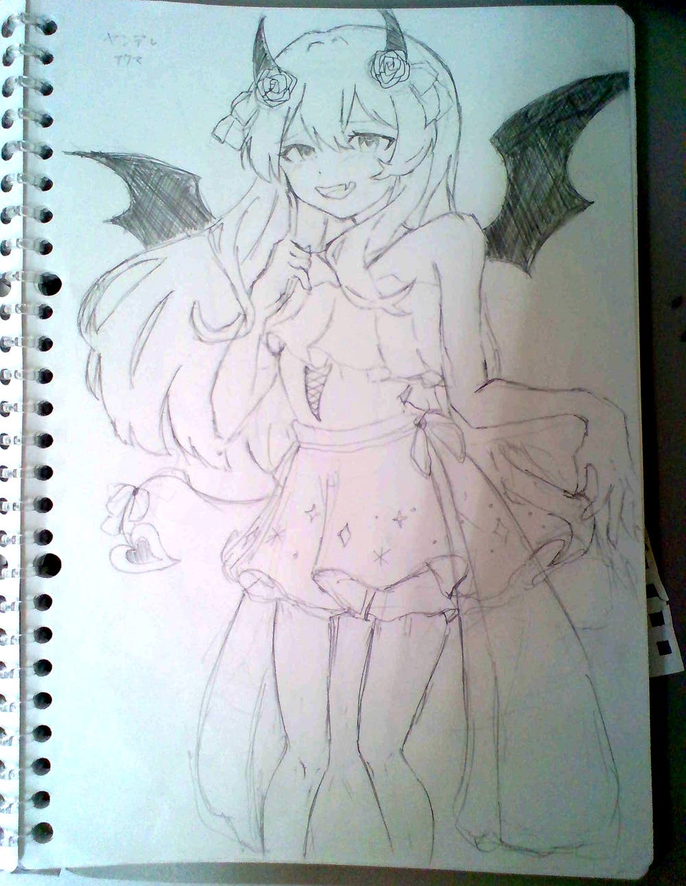 ルーズリーフに描いたやつ