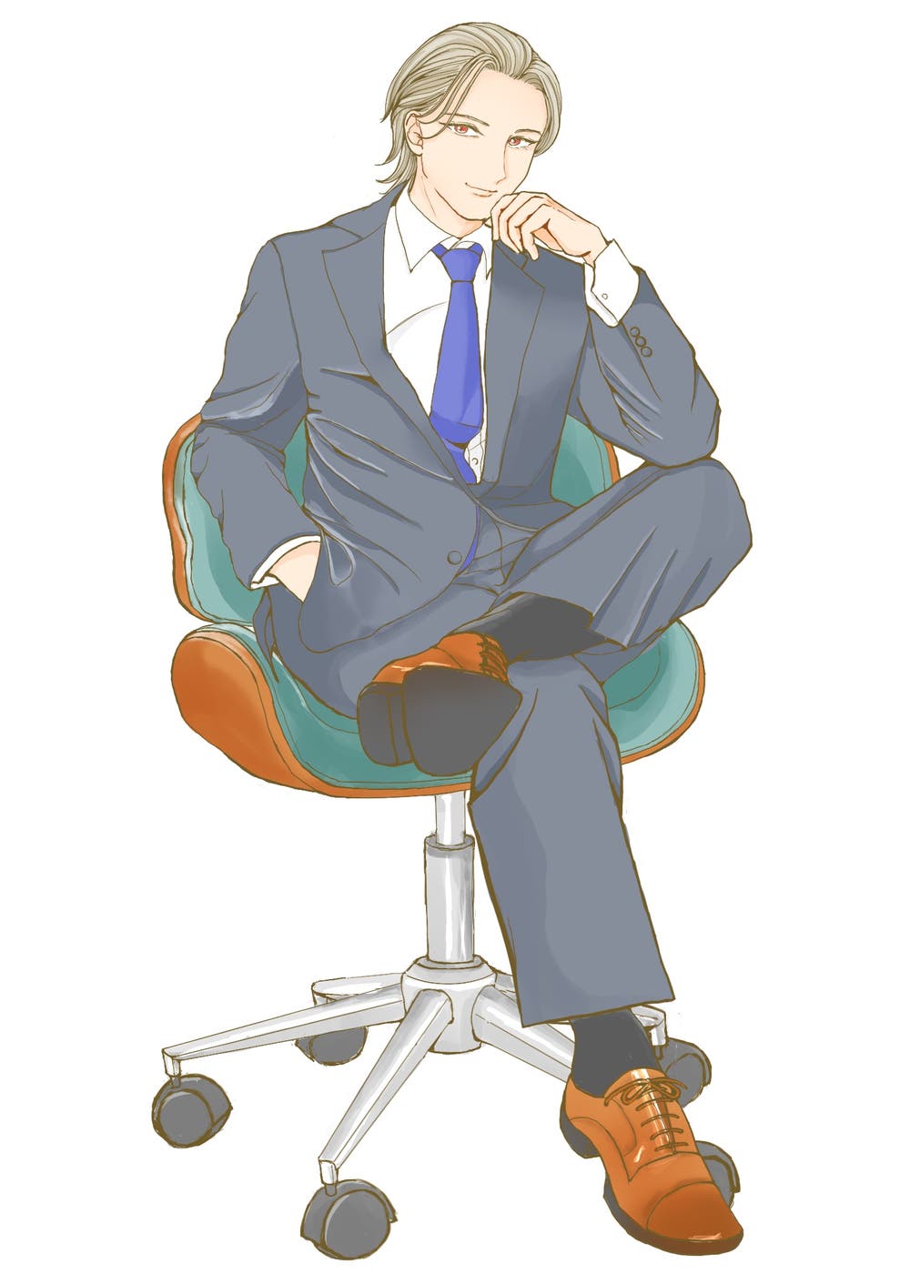 スーツ男性