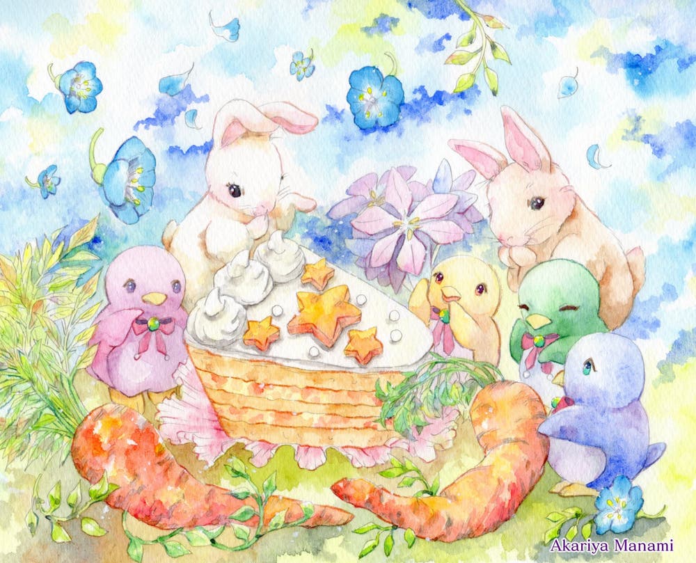 ペンギンおやつ☆キャロットケーキ