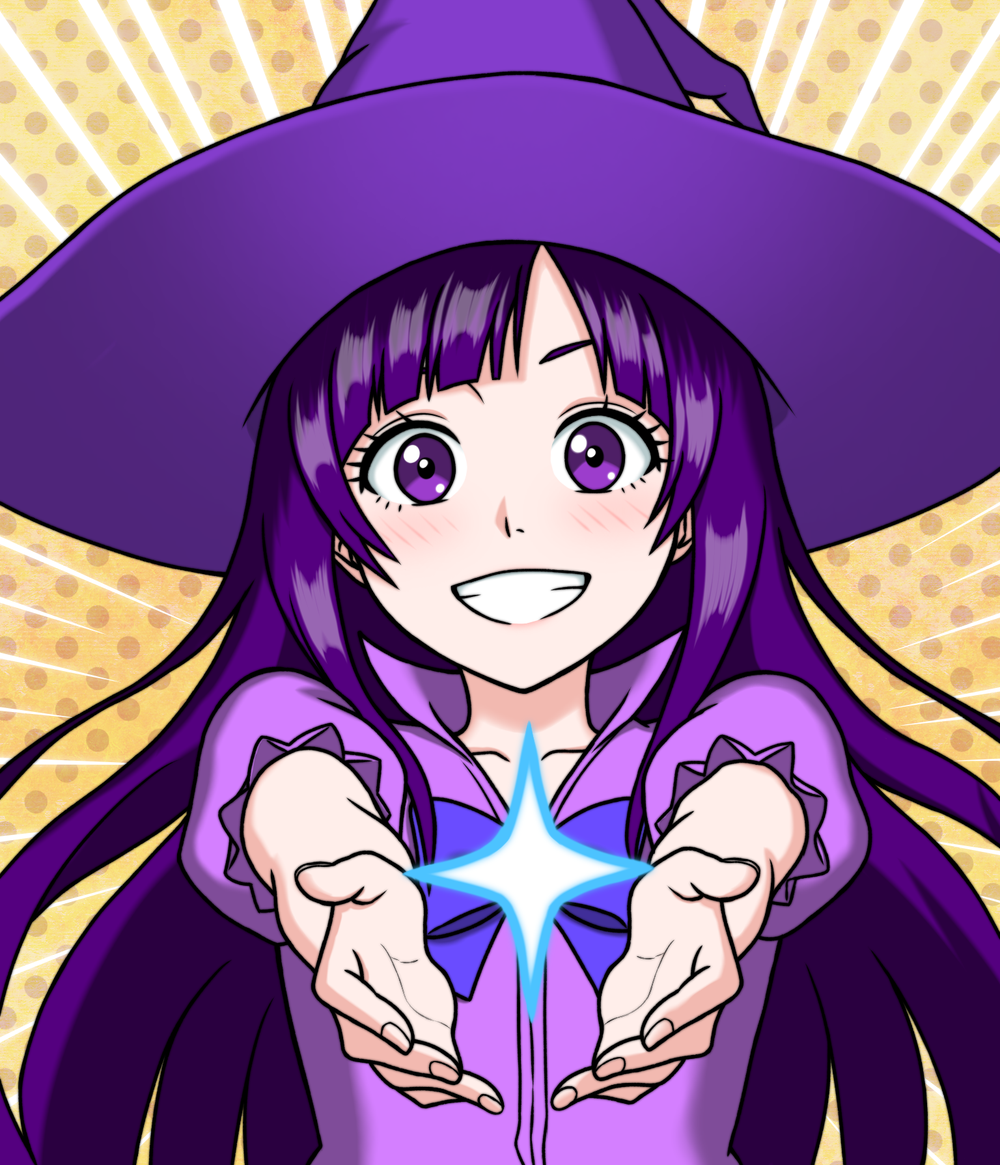 魔女と魔法少女の中間なキャラ的な?😅