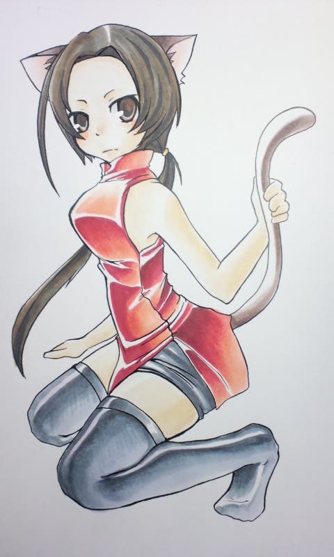 イラスト ねこみみちゃいなっこ 税込み105円 小説投稿エブリスタ