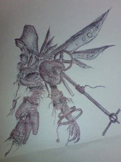 イラスト ボールペンで落書き 紅蜘蛛覇 小説投稿エブリスタ