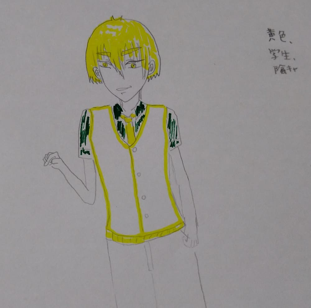 イラスト ランダムオリジナルお題で出たキャラオリジナルキャラ レイ 小説投稿エブリスタ