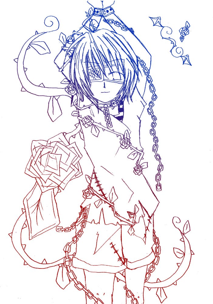 イラスト ディナミス君 薔薇と鎖と あらやん 小説投稿エブリスタ