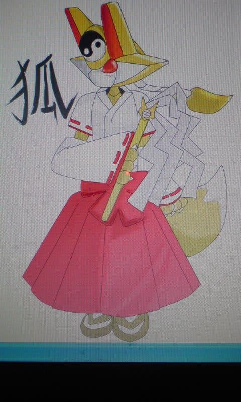 イラスト 狐型メダロット タジャドル 小説投稿エブリスタ