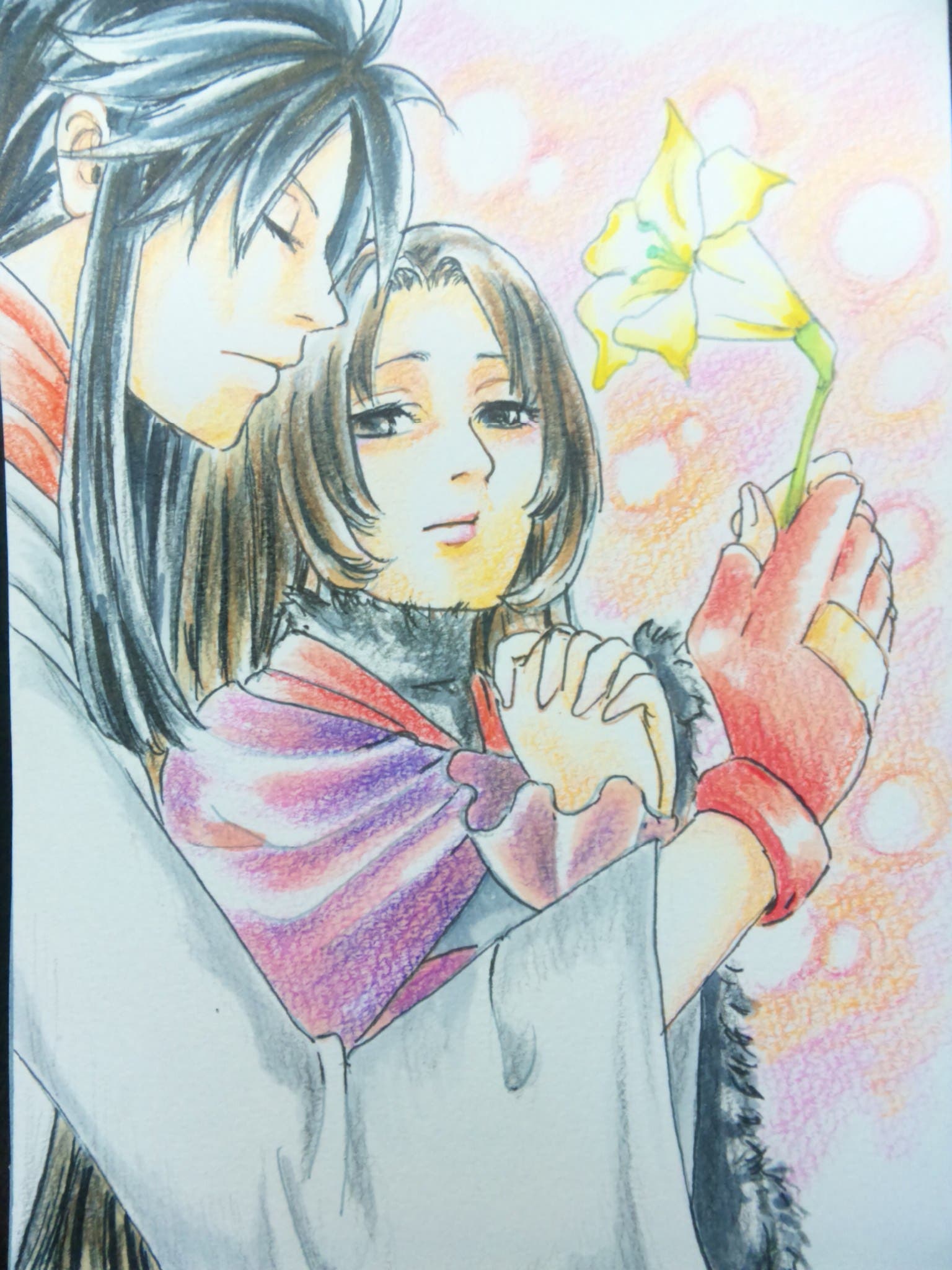 イラスト】浅井夫婦で｜§阿也§ - 小説投稿エブリスタ