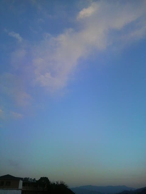 夕暮れ