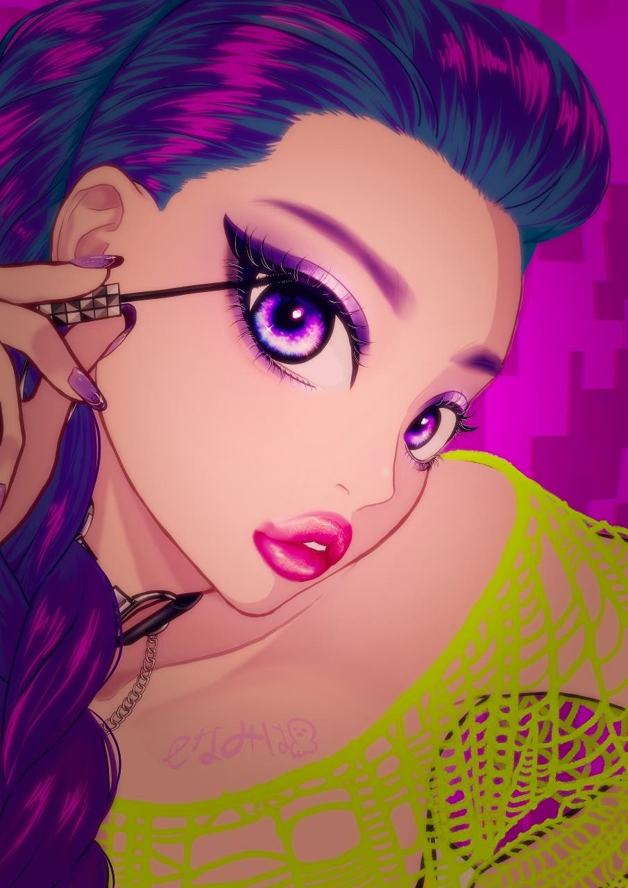 マスカラを塗りますから