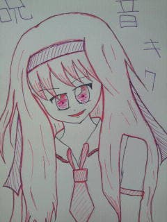 イラスト 赤い呪う声音の長髪女 ゆぅか 小説投稿エブリスタ