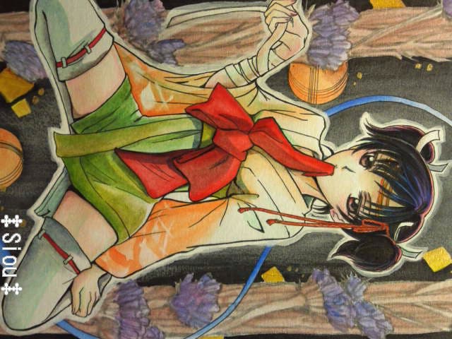 イラスト 和風 男の娘 修正版 司旺 小説投稿エブリスタ