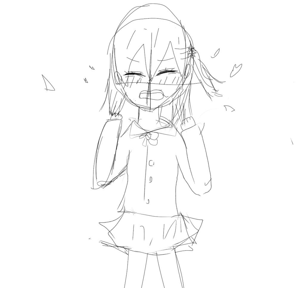 下書き笑