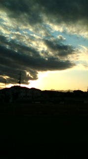 夕暮れ