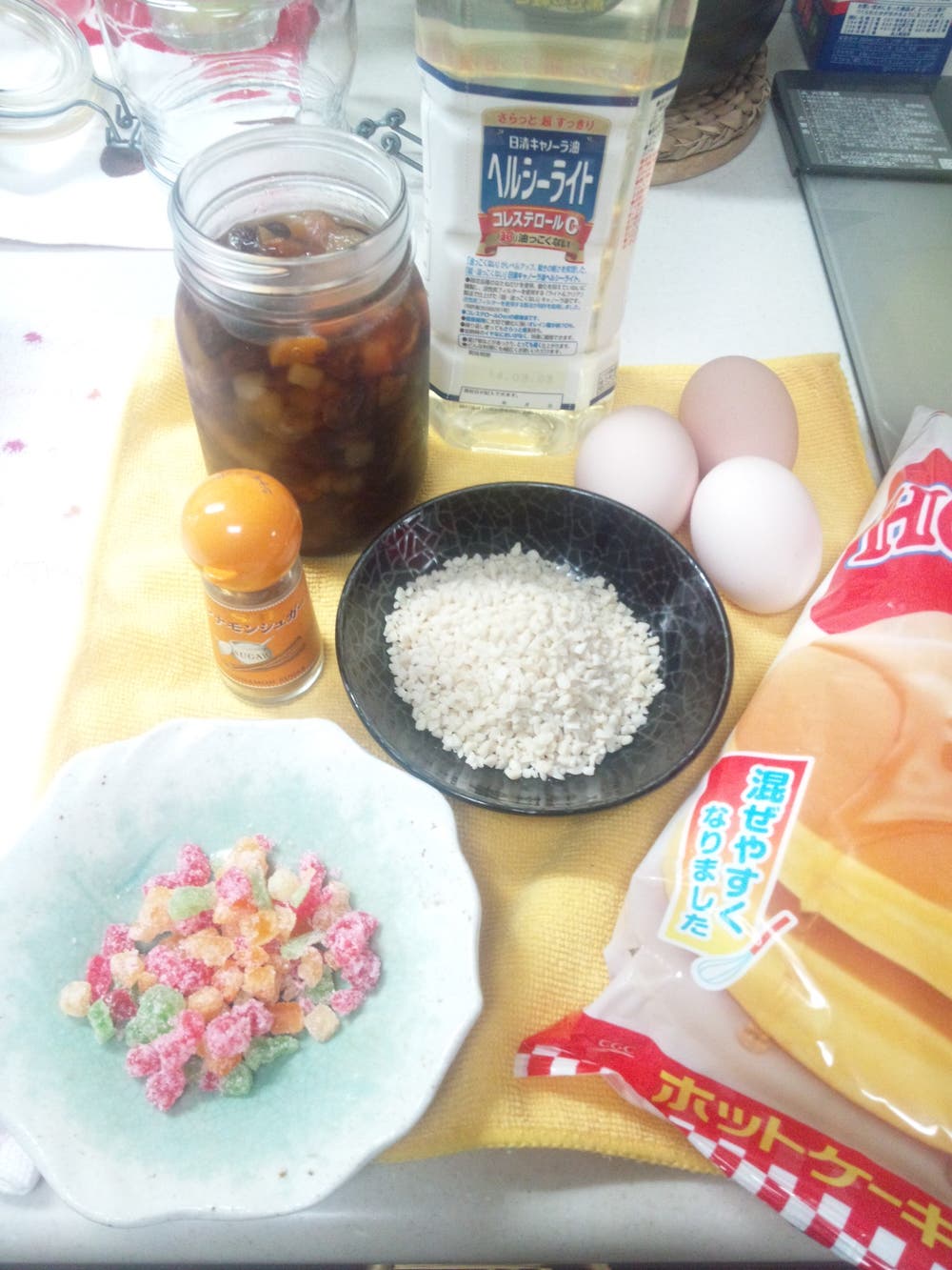 パウンドケーキ焼くよん１