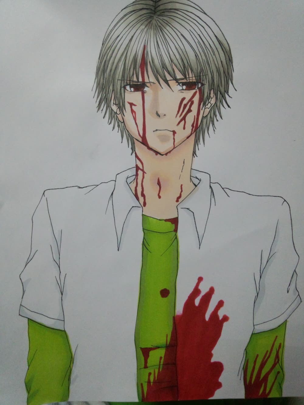 イラスト 血まみれだが平然とした男児 和月結花 小説投稿エブリスタ イラスト 血まみれだが平然とした男児 和月結花 小説投稿エブリスタ