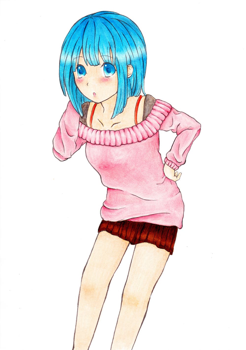 イラスト 青髪 上目遣い これ最強 Sanaまんじ 小説投稿エブリスタ イラスト 青髪 上目遣い これ最強 Sanaまんじ 小説投稿エブリスタ