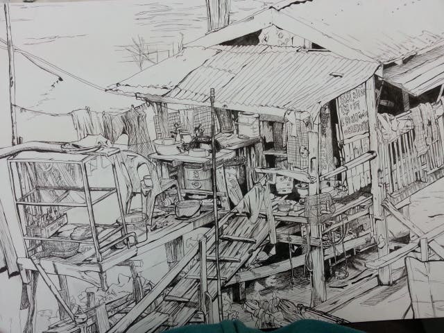 ボールペン画