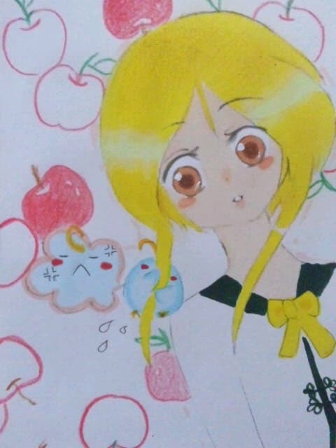 赤面姫と水まんじゅう。