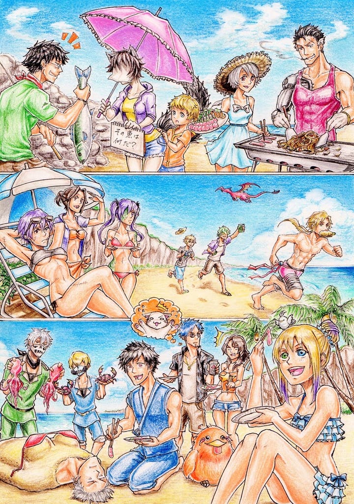 【A猟夏季イベ】狗守島の夏休み