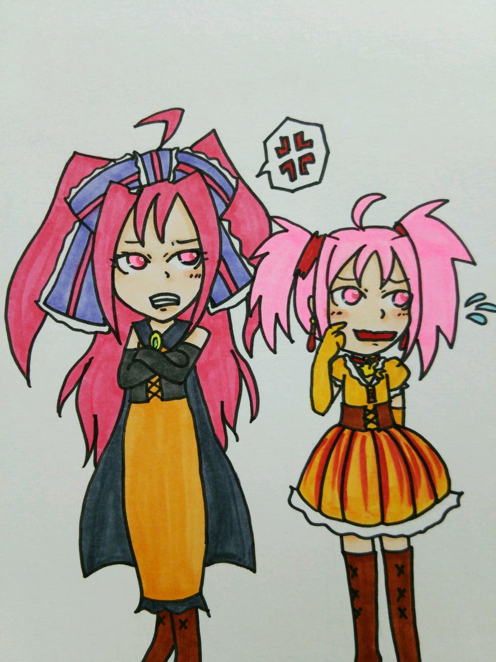 魔女と魔法少女………？(°▽°)