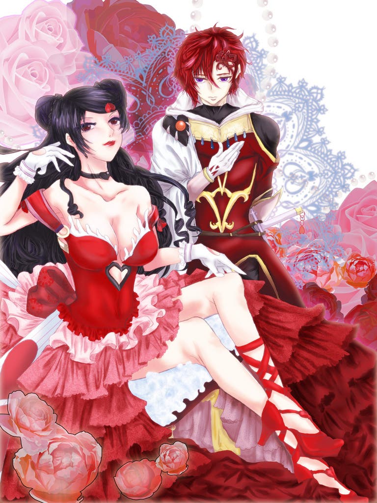 イラスト ハートの女王と騎士 文字なし 雛菊 小説投稿エブリスタ