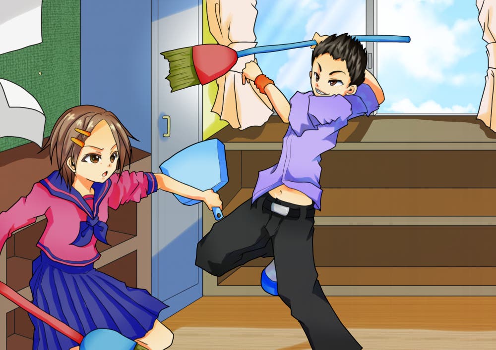 ある学園での激戦の一コマ