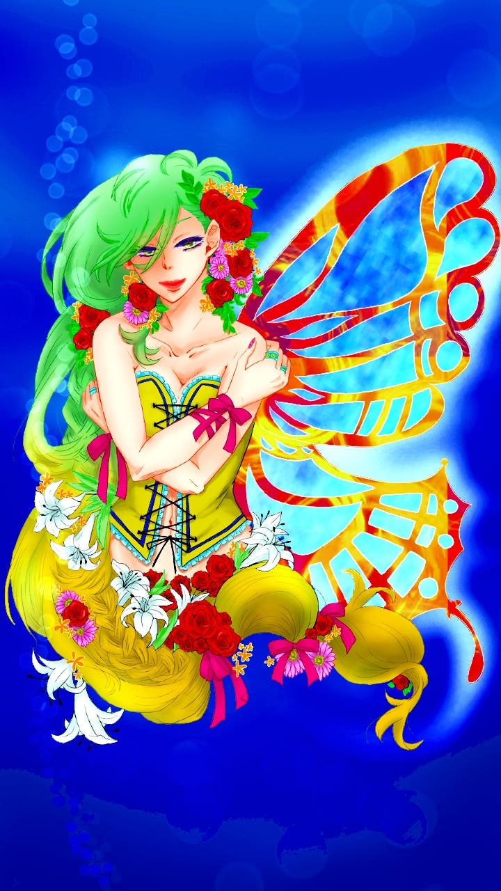 【塗】サリジエの妖精。線画、ゆなさん