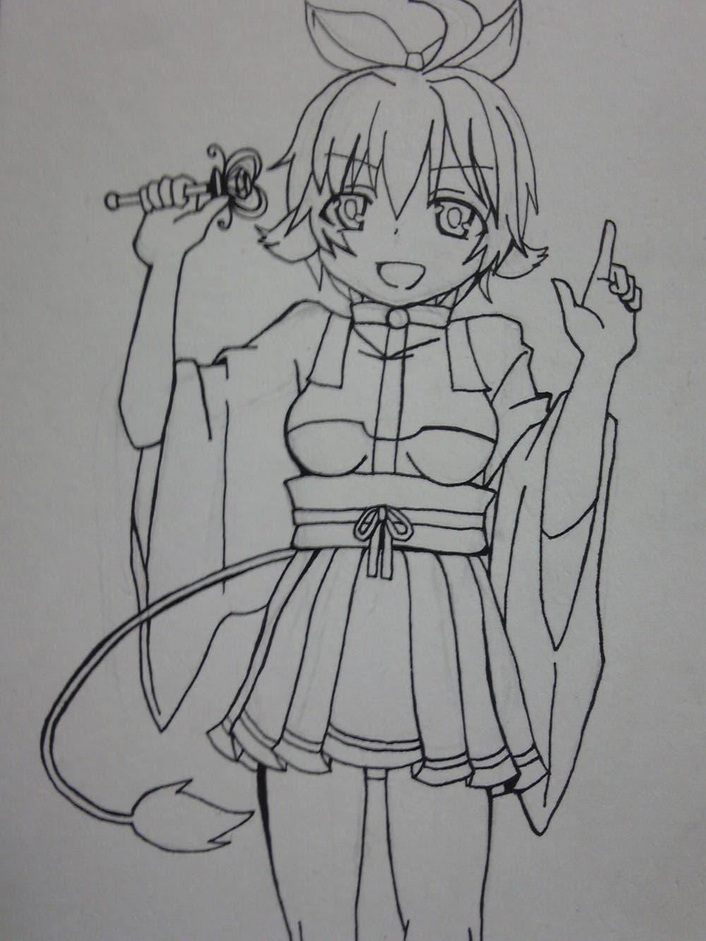 オリキャラ『牛飼 リィ』を描いてみました！