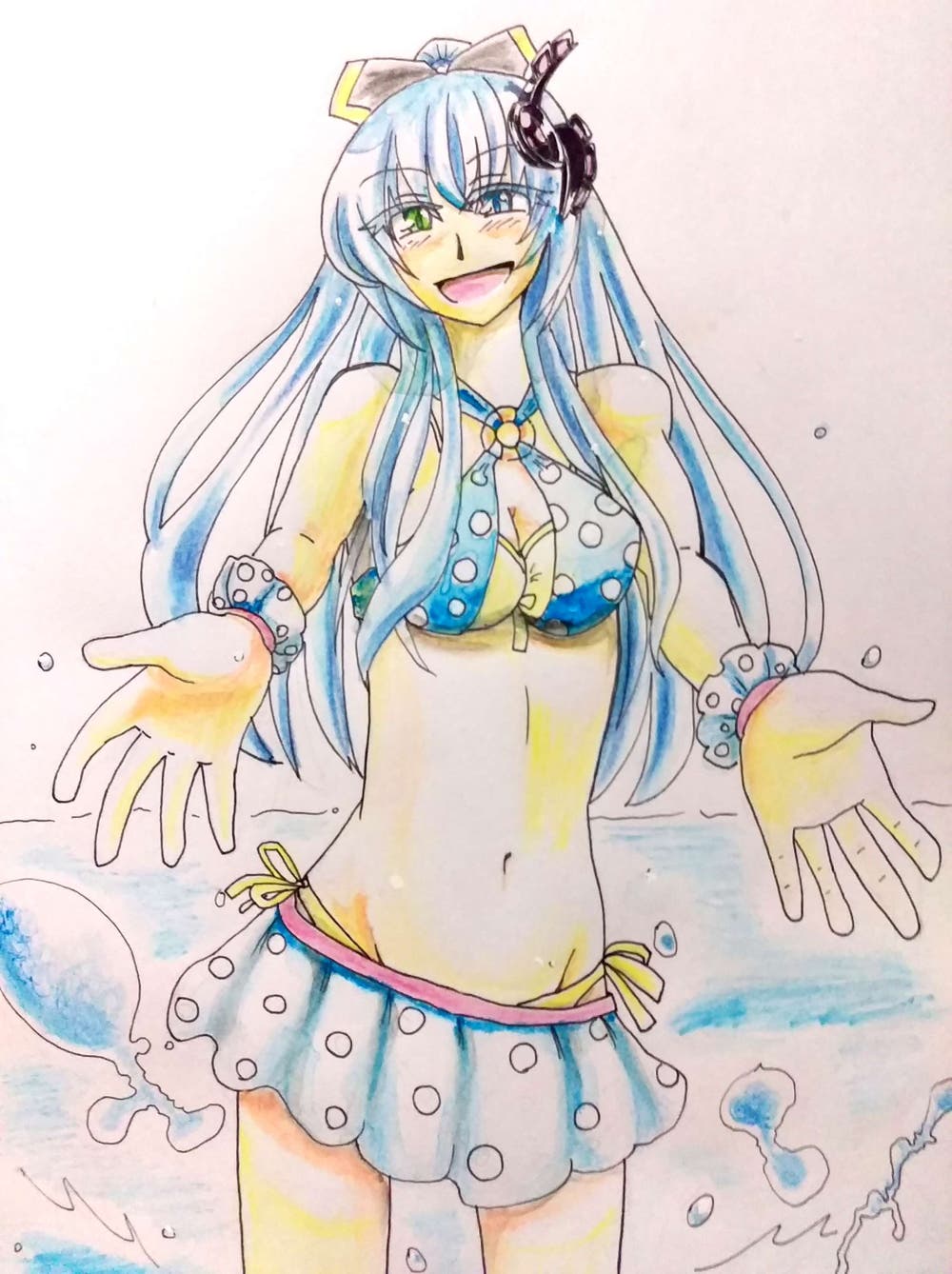 着彩版な夏の眞夜姫ちゃん