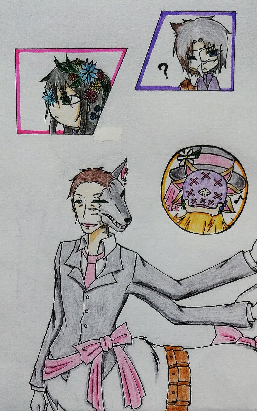 【ｺﾗﾎﾞ】お花と犬と時々猫