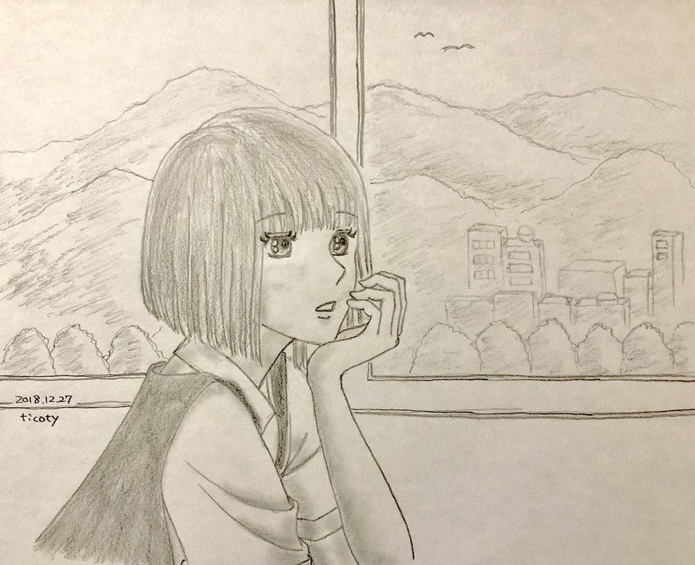 イラスト 55日目 ほおづえ Ticoty 小説投稿エブリスタ イラスト 55日目 ほおづえ Ticoty 小説投稿エブリスタ