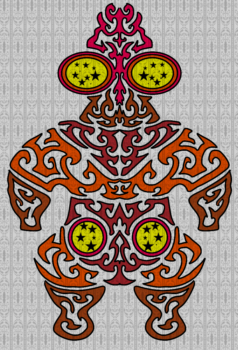 イラスト なんちゃってトライバルno 45 フィギュア From 縄文 中二郎 小説投稿エブリスタ