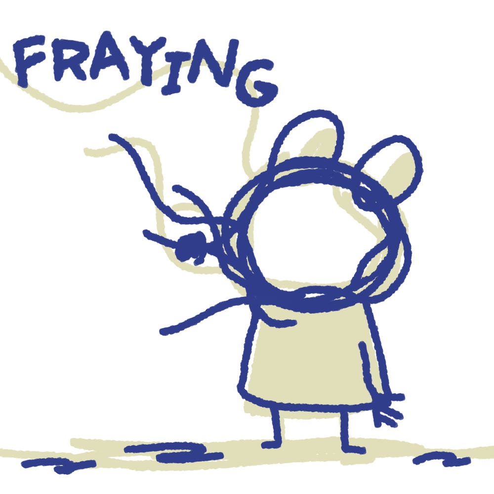 Fraying