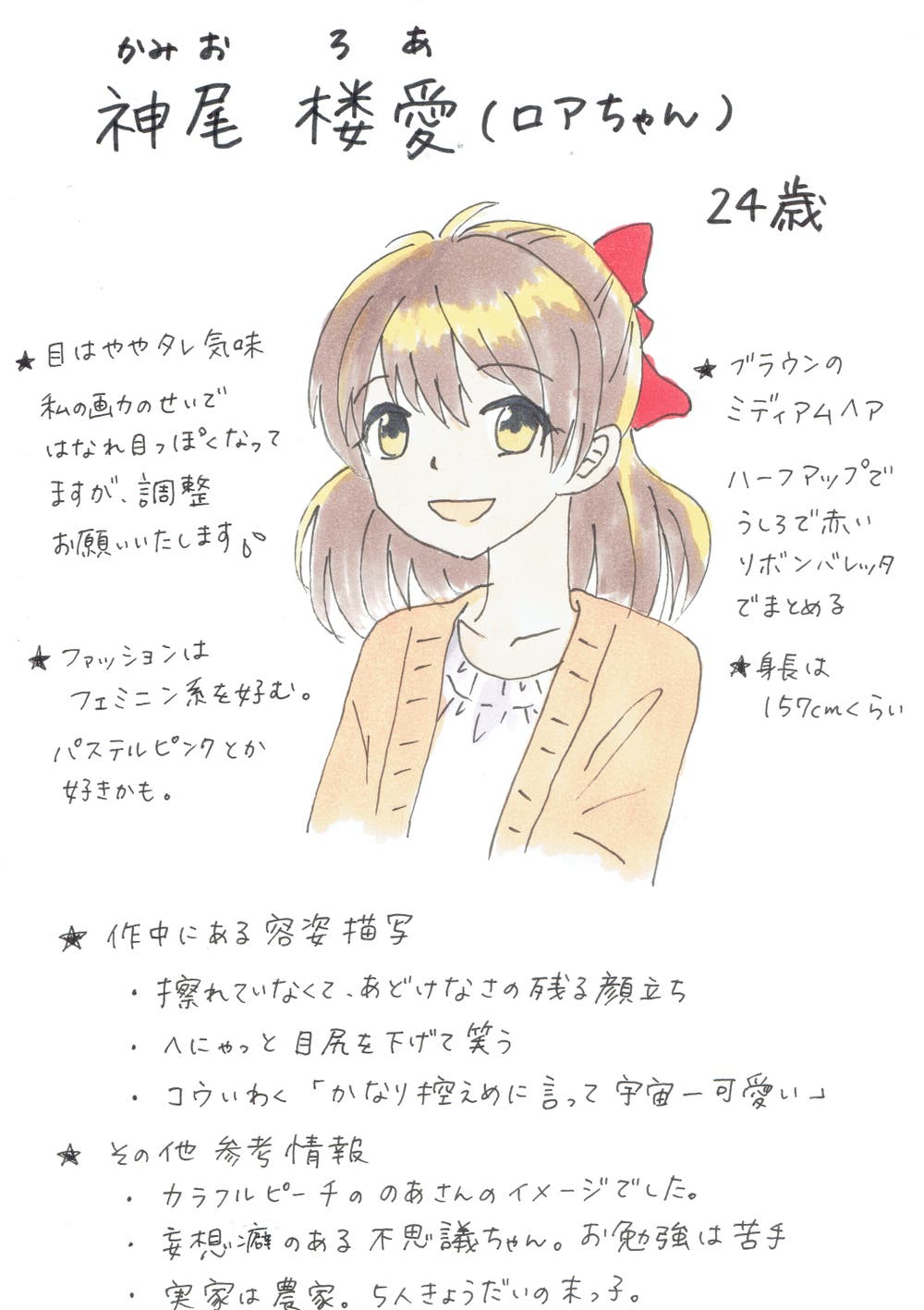 『ダン・シャーリーに訊いてみな！』より🌸ロアちゃんキャラデザ