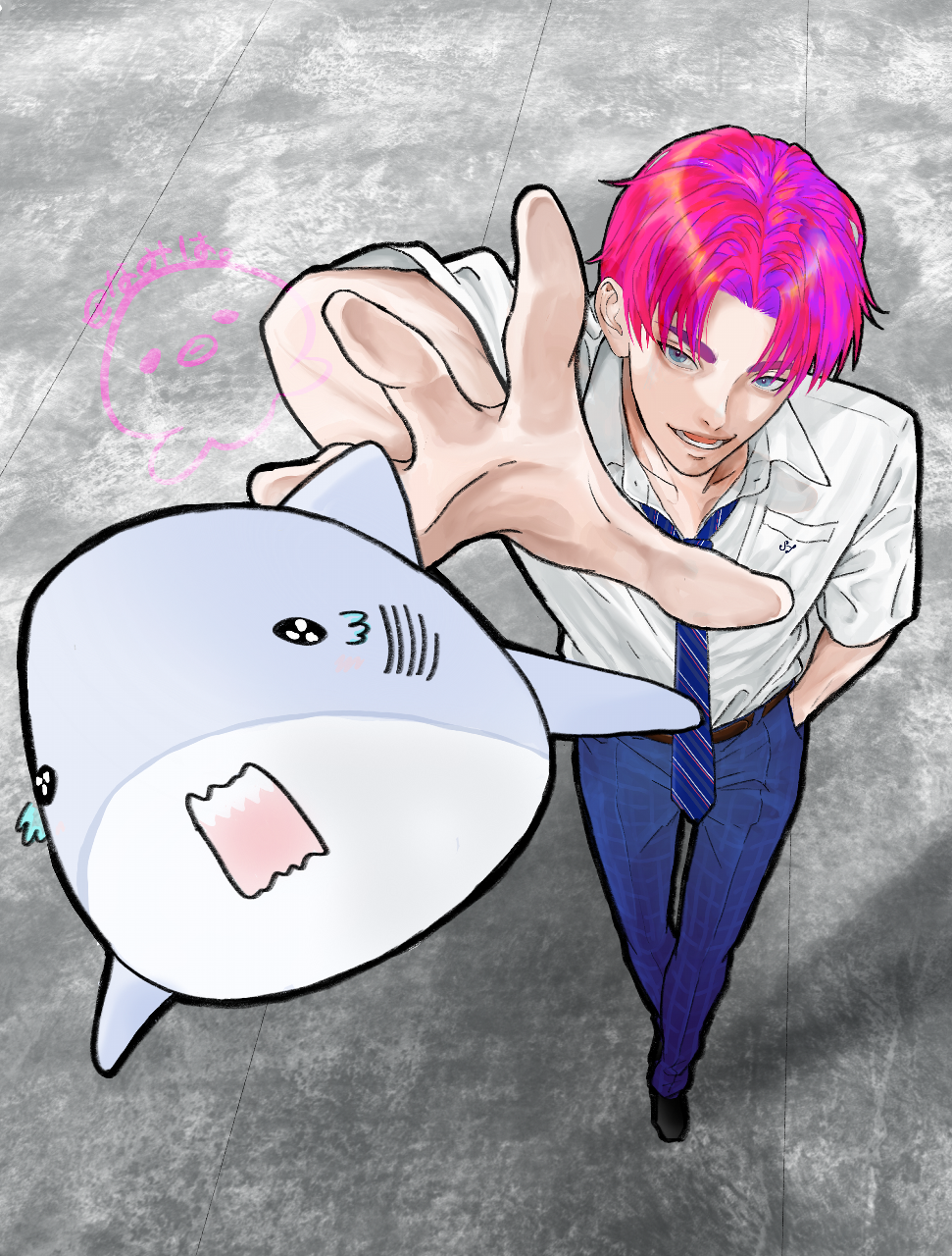 DKとサメちゃん