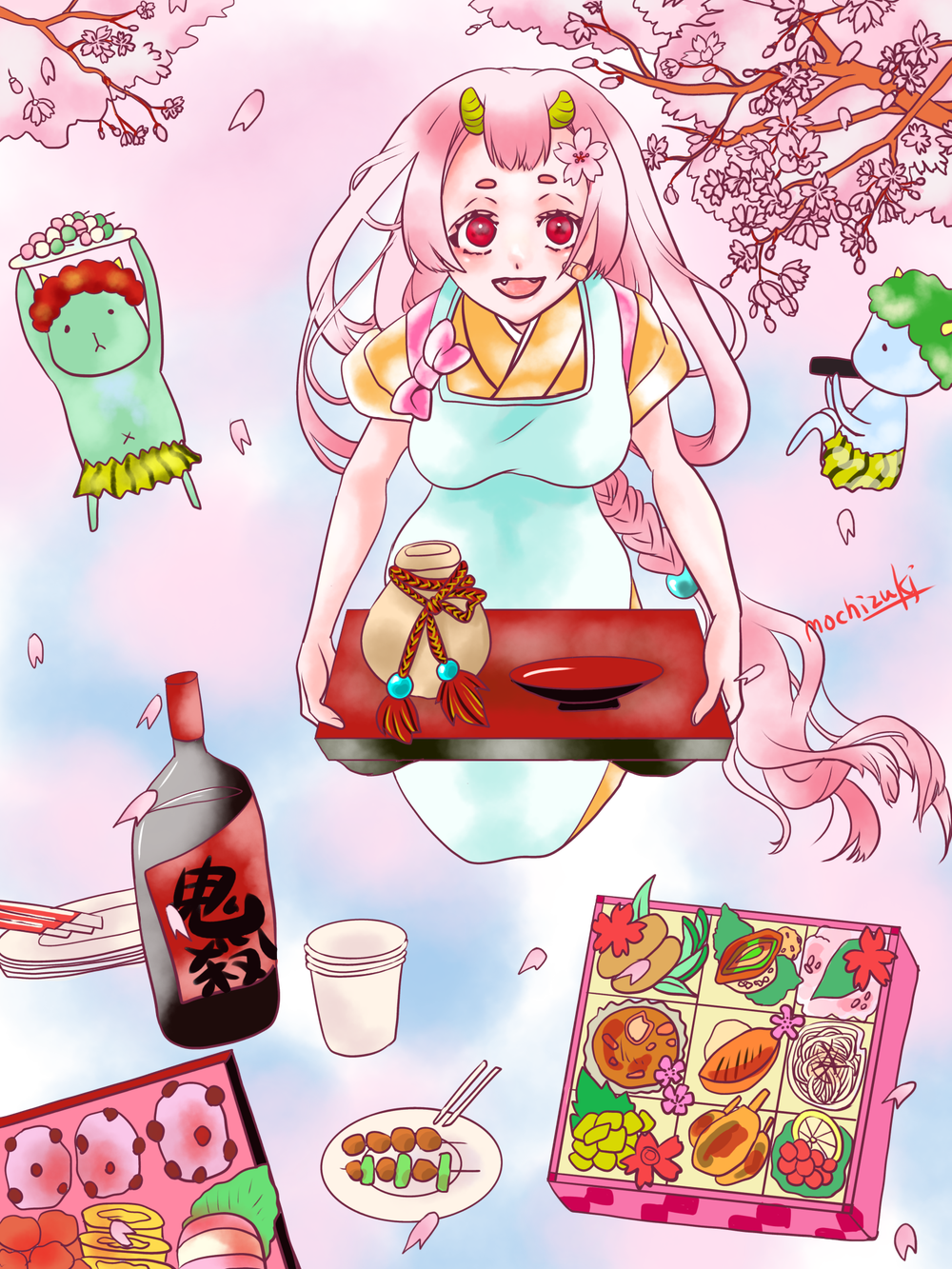 鬼さんお花見企画終了