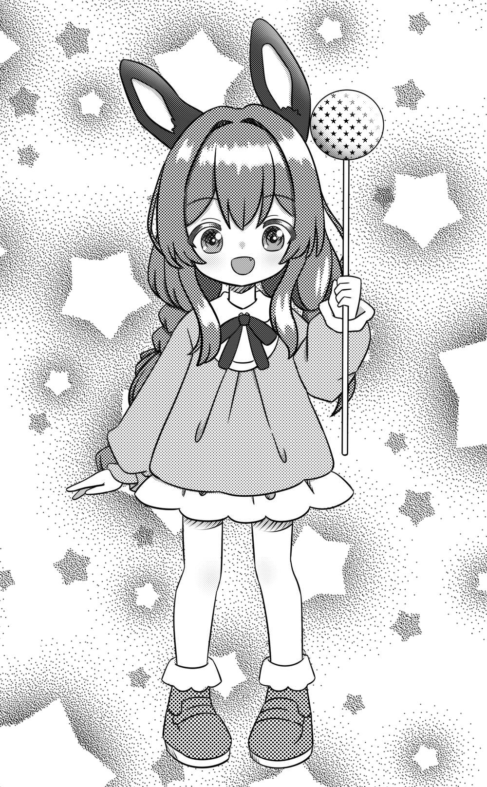 トーンで貼（塗）らせていただきました。