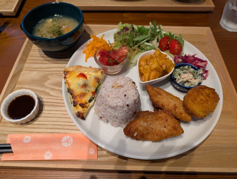 孫ちゃん、と私はハンバーグ☕