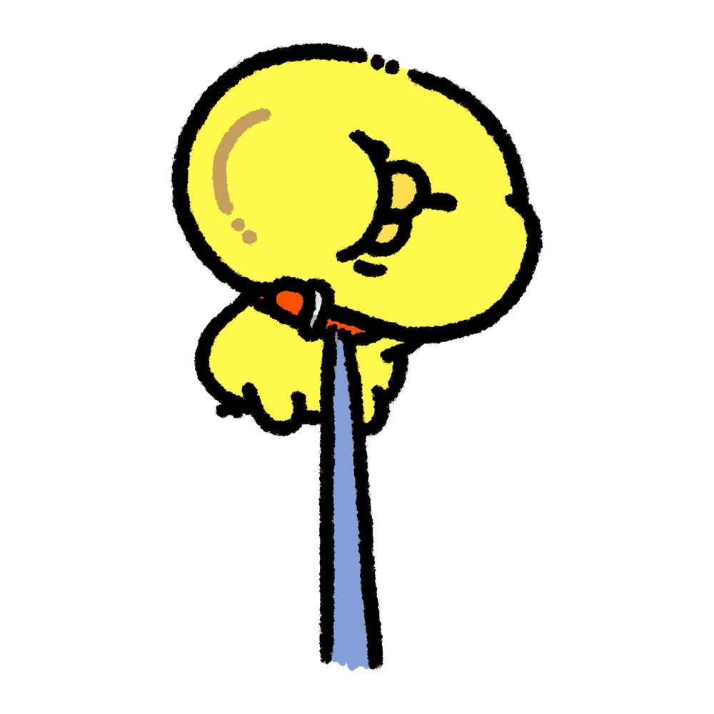 拒否るひよこ