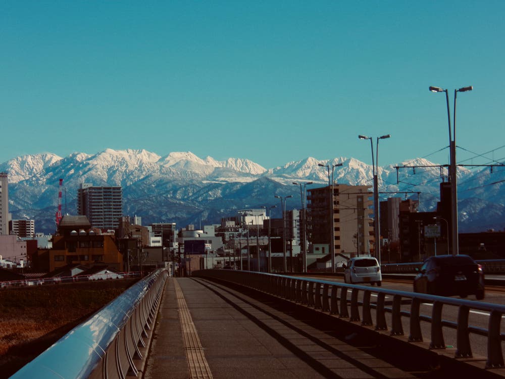 冬の立山（富山大橋）