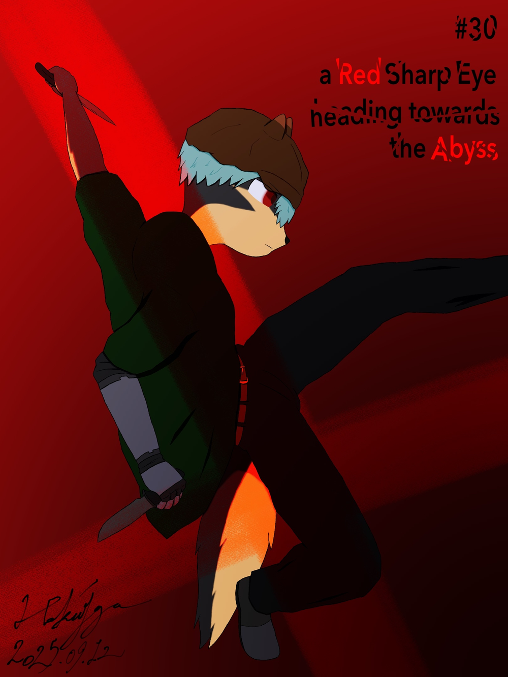 a Red Sharp Eye heading towards the Abyss