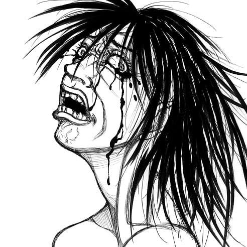 【イラスト】「血涙 弐」｜キリクノ - 小説投稿エブリスタ