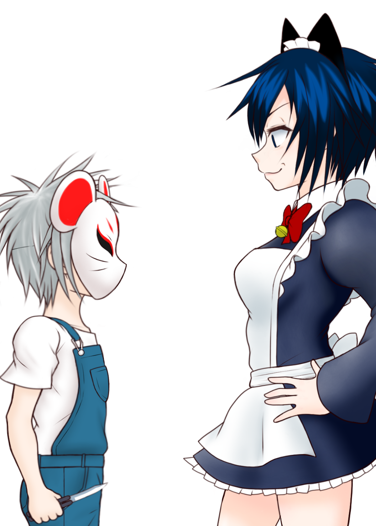 イラスト】鼠ショタvs猫メイド｜PoM - 小説投稿エブリスタ - 猫 ネズミ イラ
スト